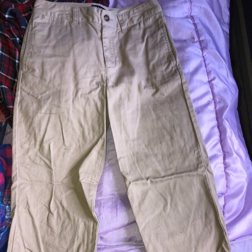 tan pants
